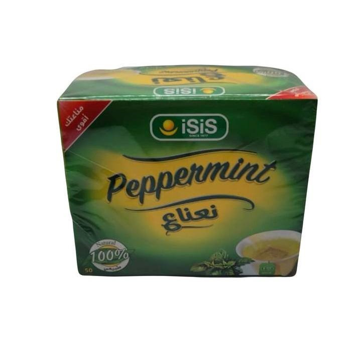 Чай м'ятний 50 пакетів Isis Organic Peppermint Tea Єгипет Оригінал