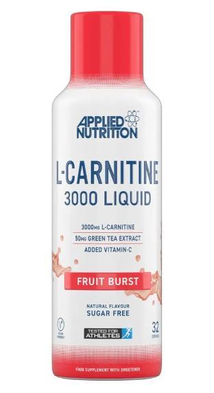 Рідкий карнітин Applied Nutrition Applied Nutrition L-Carnitine 3000 480 ml Смак : Fruit Burst