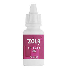 Окислювач 3% Zola Oxidant Light для фарби для брів (30 мл.)