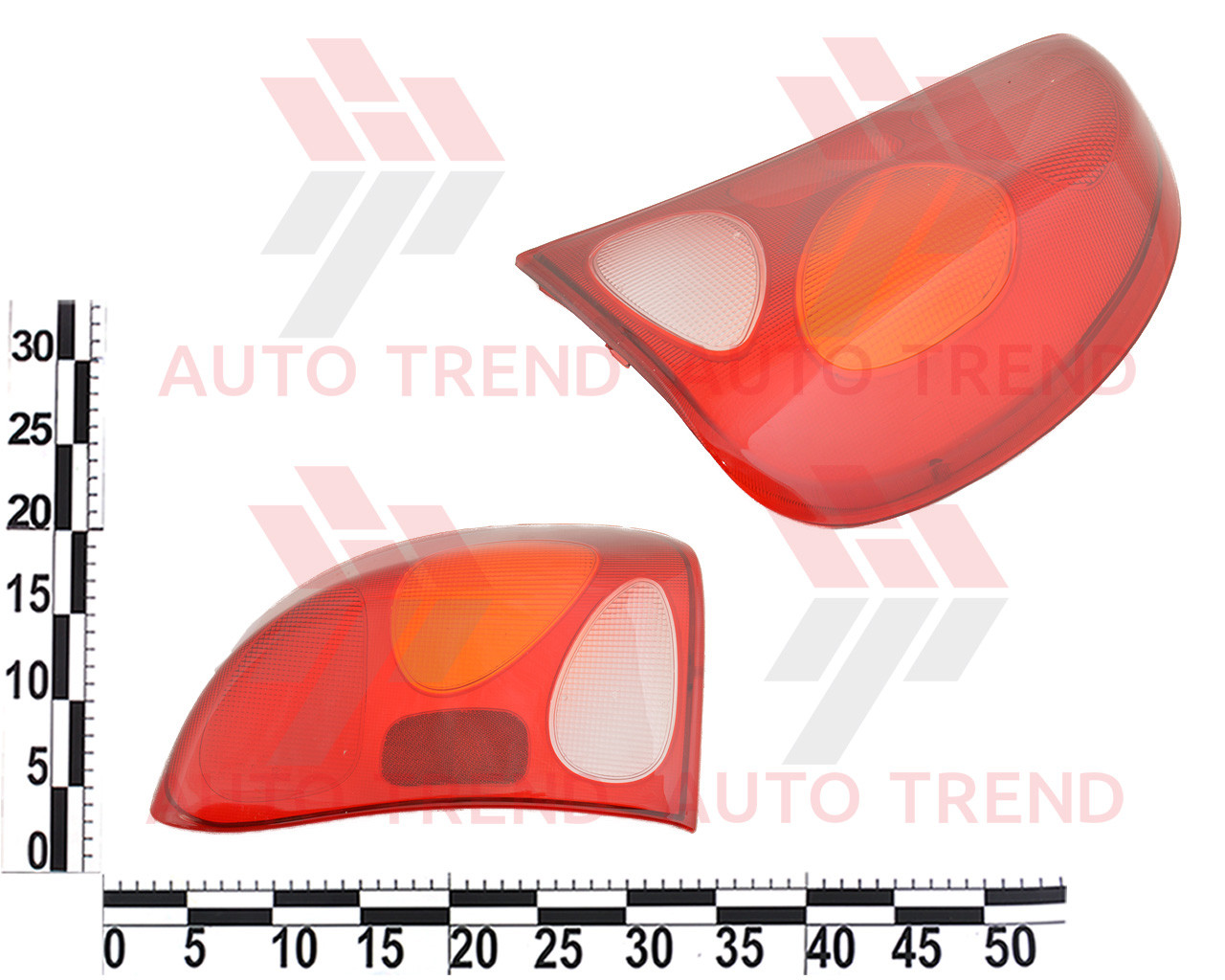 Розсіювач заднього ліхтаря Lanos, Sens, правий (40.3.04.16 фп) (Сутиски АЭА), фото 1