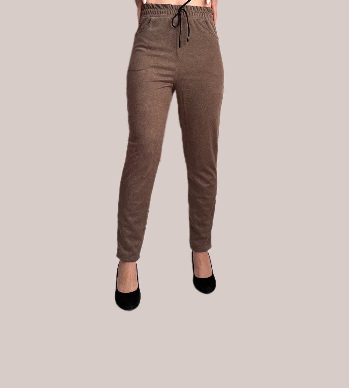 Батальні жіночі штани N 91 БАТАЛ беж