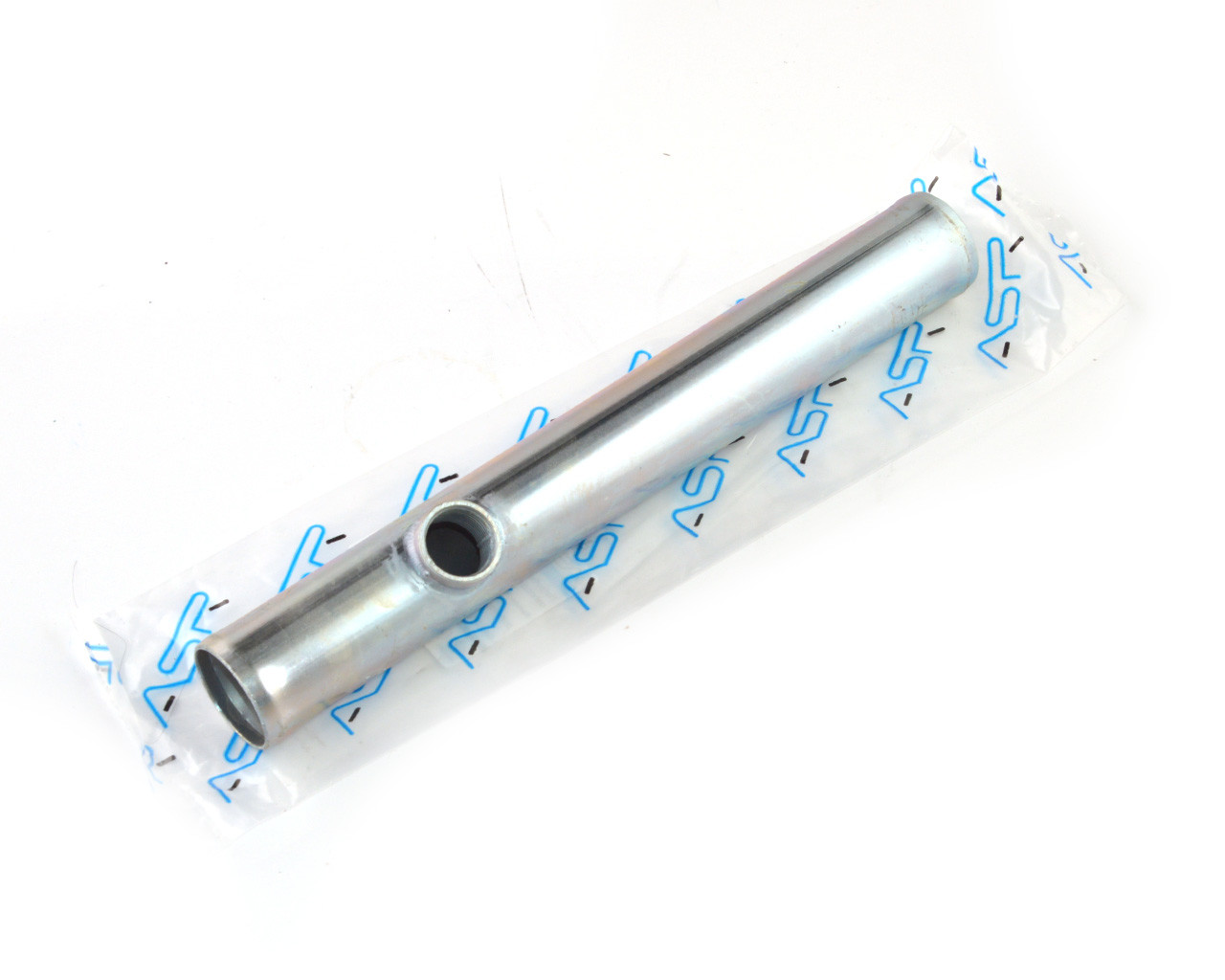 Трубка радіатора Газель 3302 (дв. 405-406) з'єднувач під датчик (пряма L=30см) метал (MH360006) (ASR), фото 1