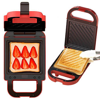 Бутербродниця 600Вт, Breakfast machine / Сендвічниця мультимейкер / Вафельниця