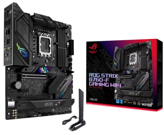 Материнська плата Asus B760-F ROG Strix Gaming Wi-Fi LGA 1700 (ROG STRIX B760-F GAMING WIFI) Б/В