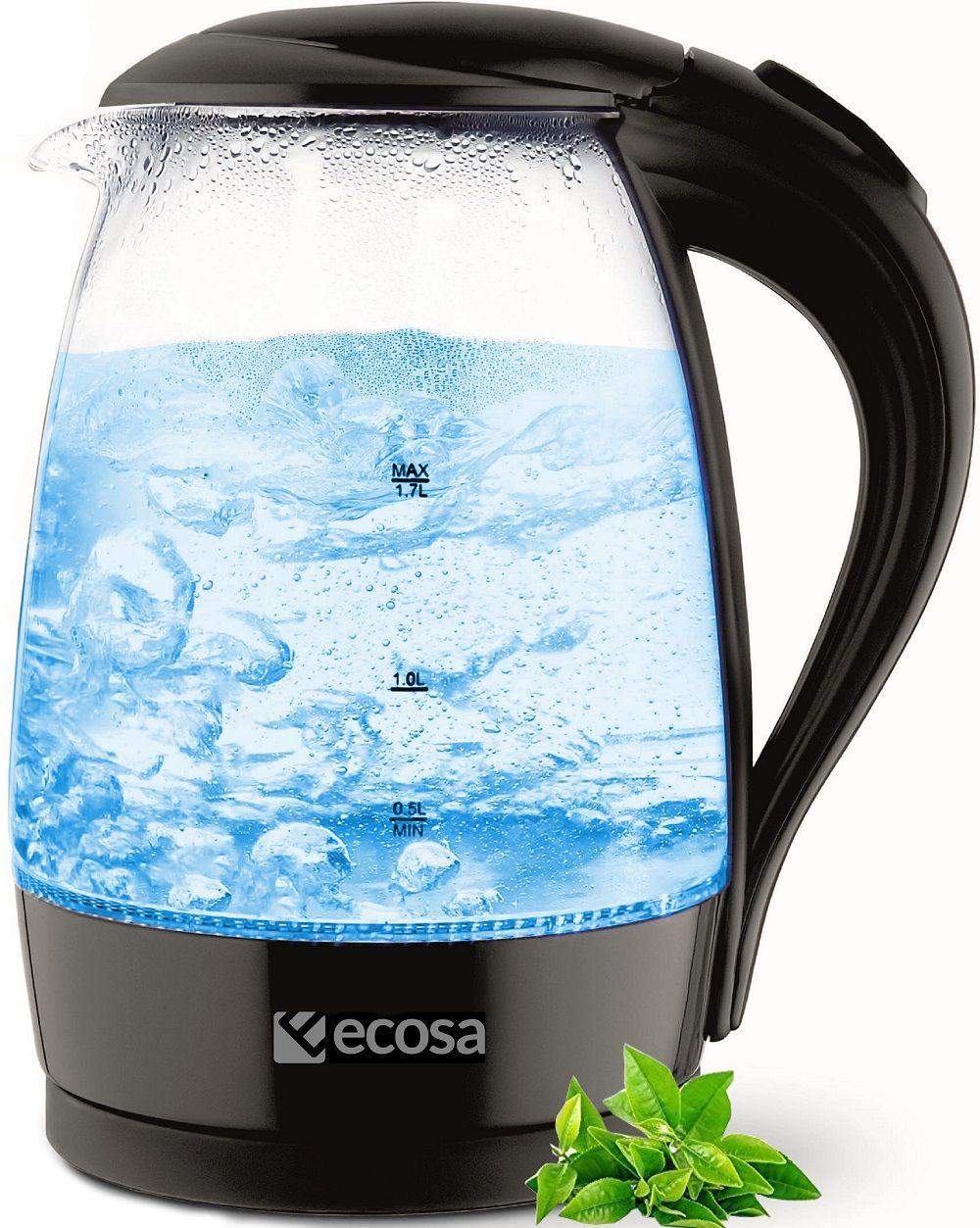 Електрочайник склянний Ecosa EO-680 1.7 літра, 2200 Вт
