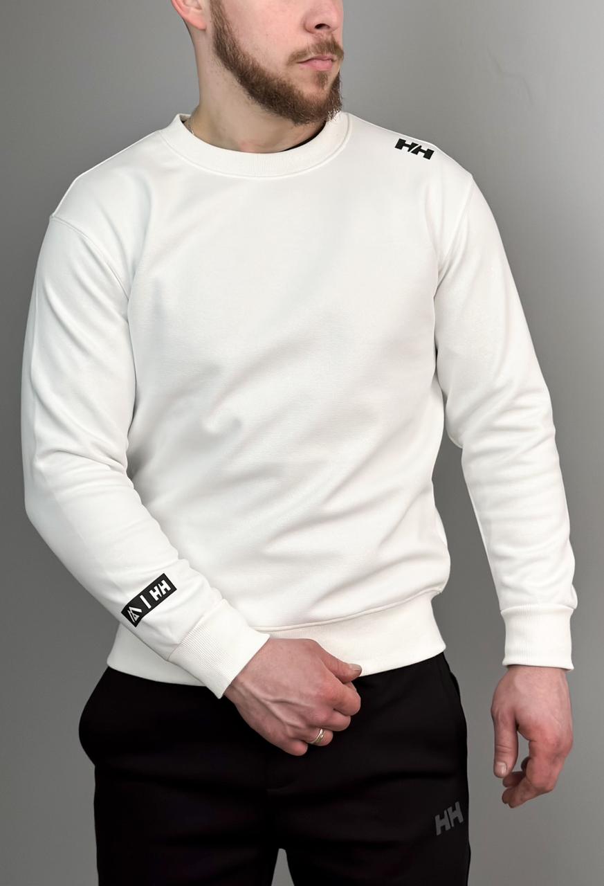 Чоловічий світшот Helly Hansen білий брендовий світшот для чоловіків