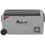 Двокамерний автохолодильник Alpicool T36 (LG компресор) 36 літрів. -20 ℃. 12,24,220 В, фото 3