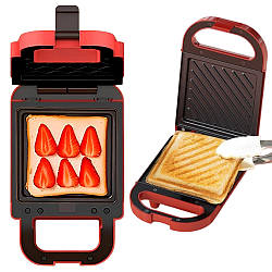 Бутербродниця 600Вт, Breakfast machine / Сендвічниця мультимейкер / Вафельниця