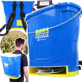 Акумуляторна сівалка-розкидач для насіння та добрив 20 л 10 м Bass Polska 8562