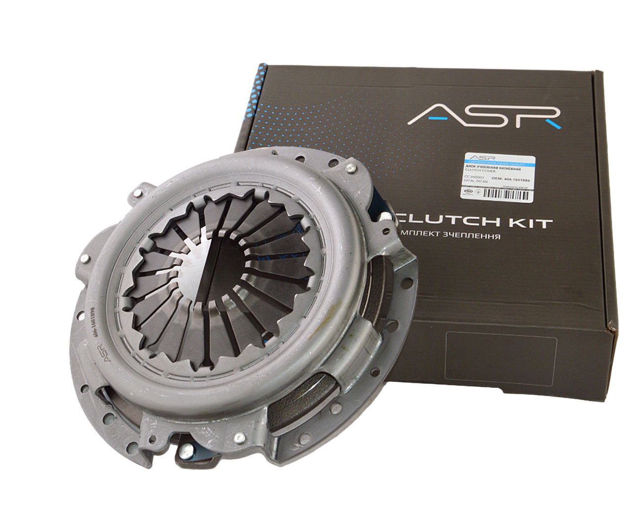 Диск зчеплення натискний Газель дв. ЗМЗ 406 "кошик" (CC360001) (ASR), фото 1