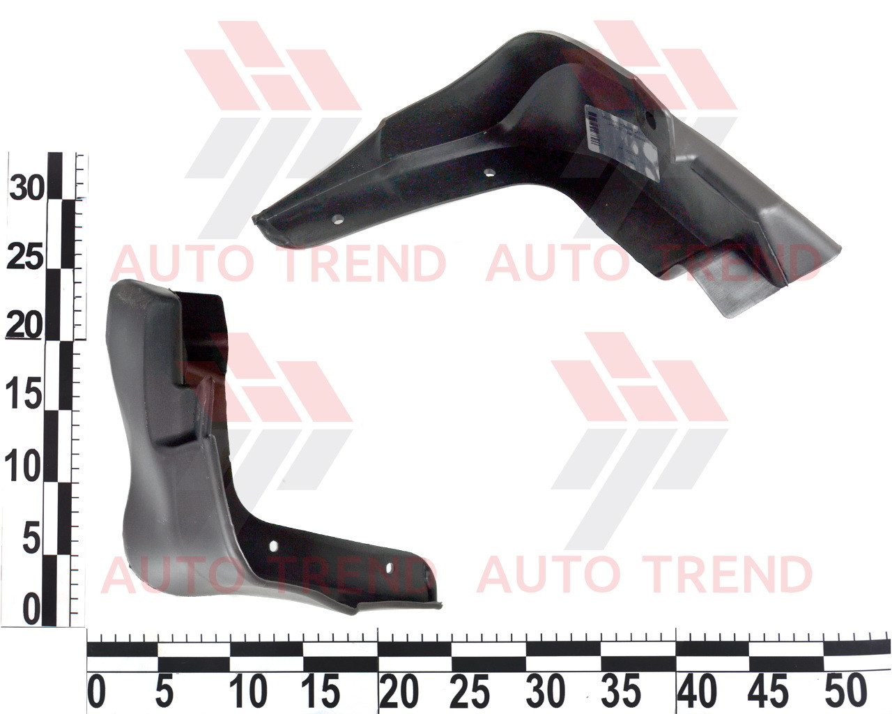 Фартух передній Lanos 97- правий "бризковик" гума (96303234) (ХарОптТорг), фото 1