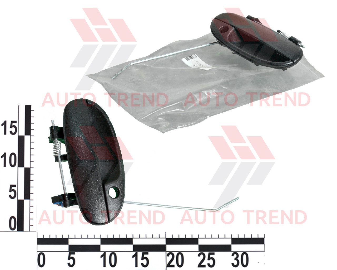 Ручка дверей Lanos зовнішня передня права (96226250-OEM) (OEM), фото 1