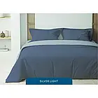 Комплект постільної білизни українського виробника ТМ Теп бавовна "Happy Sleep" Silver Light