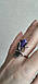 Серебряное кольцо Жимолость с чароитом, фото 6