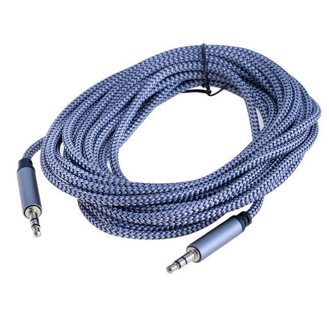 AUX кабель стерео 5 метрів LJ, фото 1