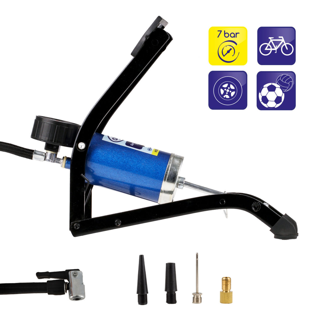 Насос ножний ALCA Compact 1-цилiндровий (AL 201 200), фото 1