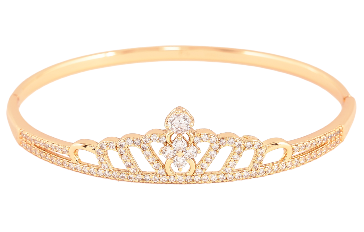 Браслет Xuping Позолота 18K «Корона» ø 6см