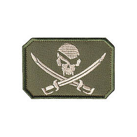 Вишитий патч шеврон "Pirate skull/Піратський череп" на липучці