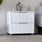 Тумба приліжкова "Саванна" К-25, Білий матовий (50/53/40), МДФ