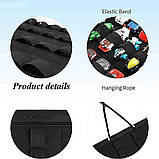 Органайзер підвісний, вітрина, стенд для настінного зберігання, показу чого завгодно: 60 комірок, повсть 100%, фото 8