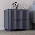 Тумба приліжкова "Саванна" К-25, Антрацит / Графіт (50/53/40), МДФ