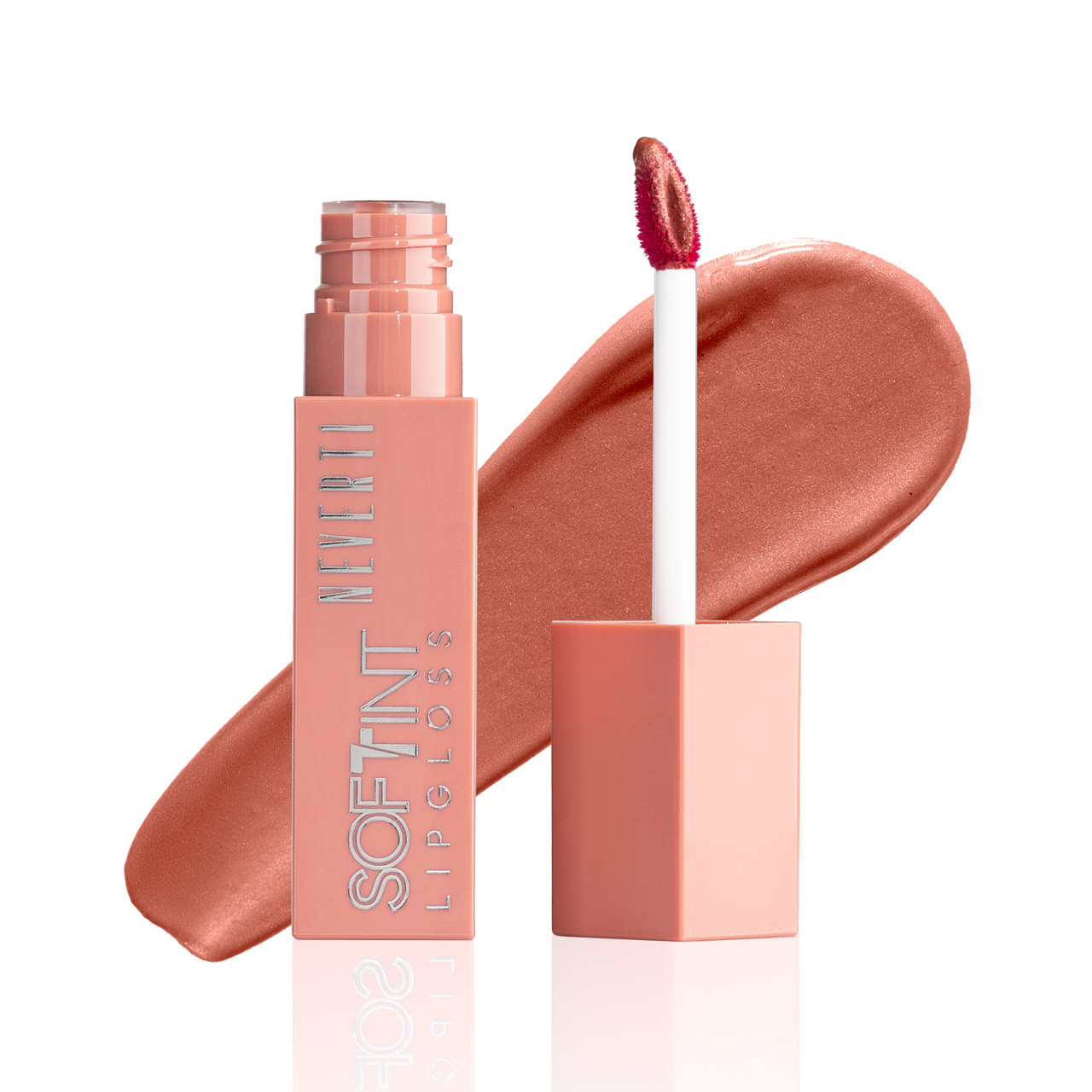 NP802 Блиск для губ Soft Tint Lipgloss NEVERTI №02, фото 1