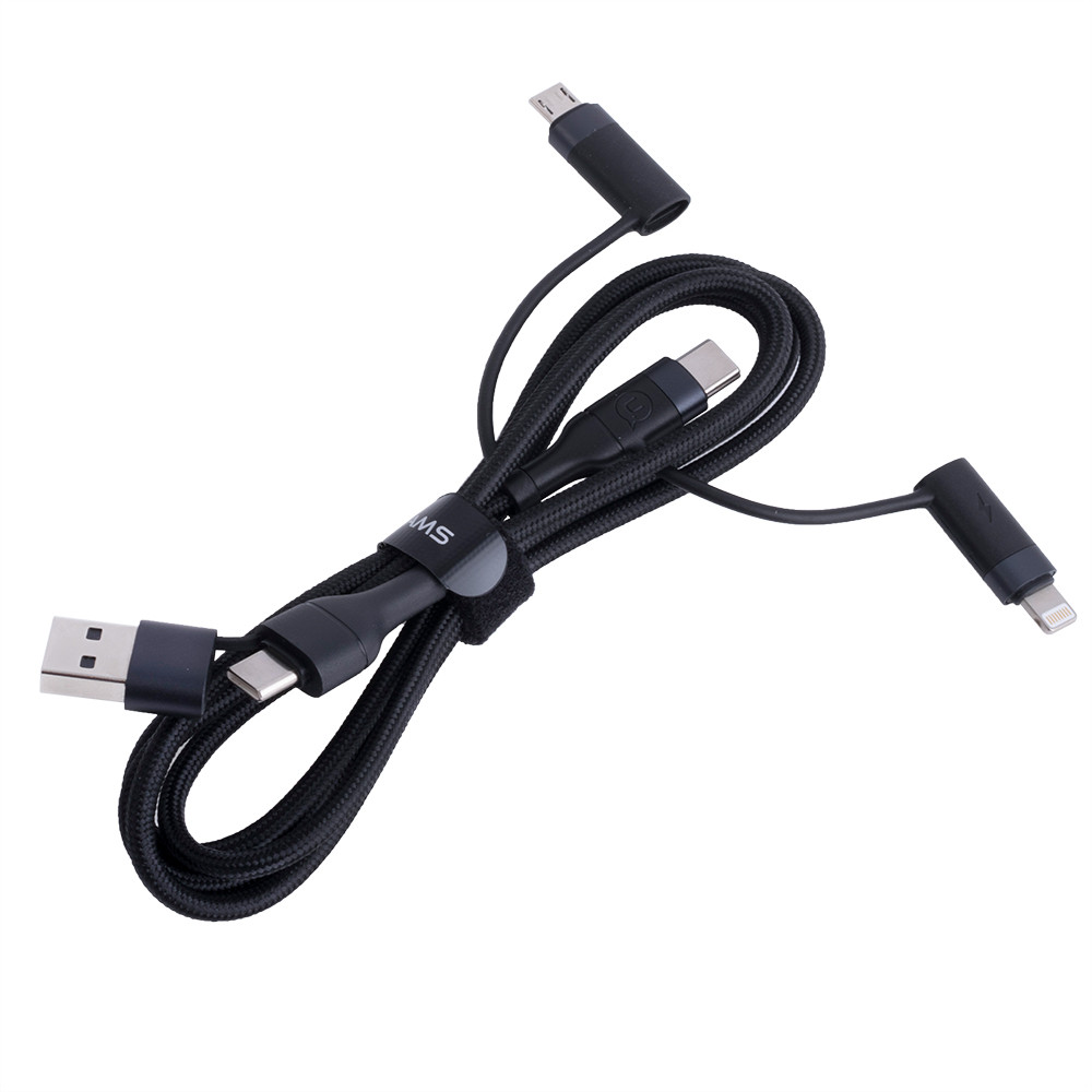 Кабель USB US-SJ547 U62 (USAMS) USB+Type-C To Type-C+Lightning+Micro PD Fast Charging & Data Cable (USAMS) 1.2