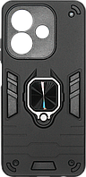 Накладка OPPO A3/A3X black Magnetic Armor Ring Honor
