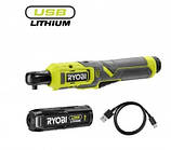 Тріскачка акумуляторна Ryobi RR14W4-120G, USB Lithium 4В (без АКБ та ЗП)