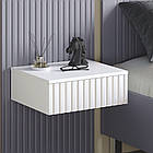 Тумба приліжкова "Саванна" К-503, Білий матовий (40/16/30), МДФ