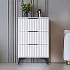 Тумба приліжкова "Саванна ЛОФТ" К-35, Білий матовий (50/83/40), МДФ