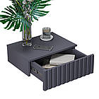 Тумба приліжкова "Саванна" К-503, Антрацит / Графіт (40/16/30), МДФ