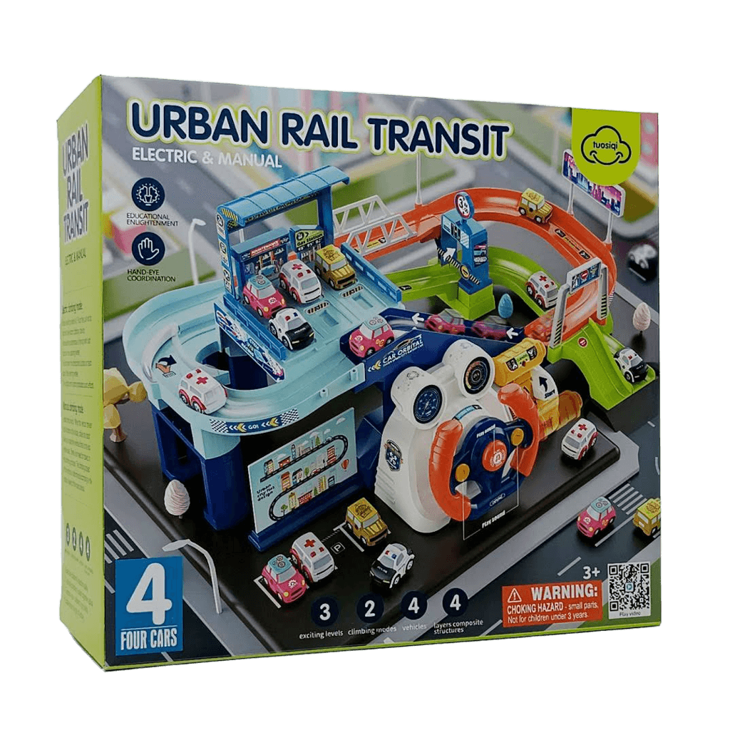 Парковка для машинок Shantou «Urban rail transit» з кермом T904B