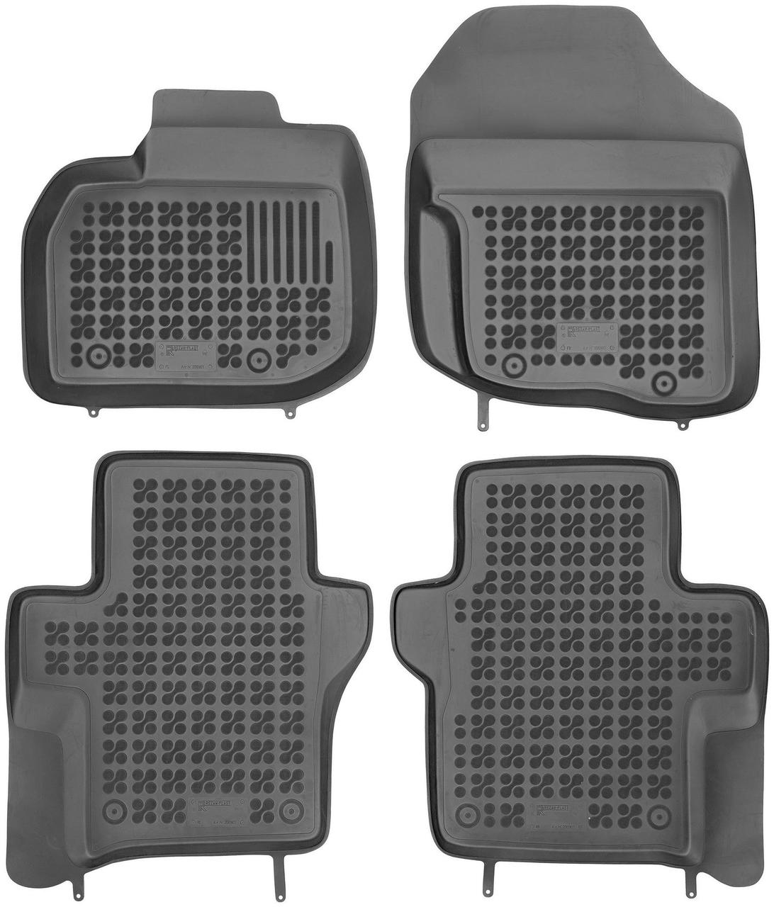 Коврики салону гумові Honda CITY V 2008 - 2013 Rezaw-plast  (200907), фото 1