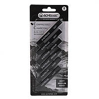 Деревне вугілля Acmeliae, 10x10x80mm soft, medium, hard 6шт.1шт/єтік