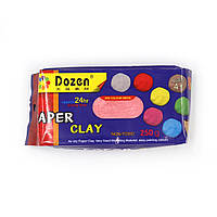 Масса для для ліплення Dozen, 250г , mix5 1шт/єтік