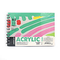 Акриловий папір Art Nation А5, 20стор., 230г/кв.м 1 шт/етик