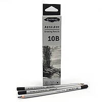 Набор чернографітових карандашів Acmeliae "Artmate" 10B,4,0мм 12шт/этик.