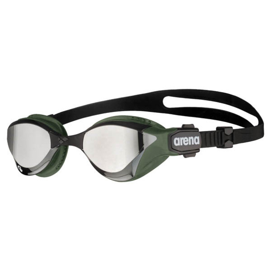 Окуляри для плавання Arena Cobra Tri Swipe Mirror (002508) OSFM, Сріблястий/оливковий