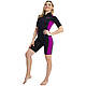 Гідрокостюм Marlin Costa Shorty Lady 2 мм Black/Violet, фото 4