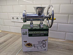 М’ясорубка ручна алюмінієва зі шківом #22 JL22-2 для двигуна та ручного використання