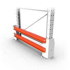 Захист рами 2500 мм, балки захисту складського стелажа PR-105-2500х1