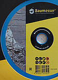 Диск круг алмазний відрізний по камню бетону Baumesser Turbo Beton Pro 230X22,23Х2,6 мм 90215008017, фото 7