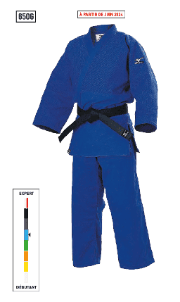 Кімоно дзюдогі для дзюдо Mizuno Keiko 2 Blue 22GG9A6528, фото 3