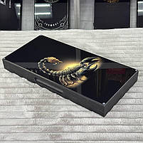 Нарди скляні подарункові 50х25см Скорпіон, фото 2