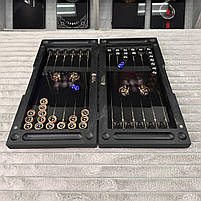 Нарди скляні подарункові 50х25см Скорпіон, фото 3