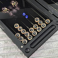 Нарди скляні подарункові 50х25см Скорпіон, фото 10