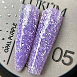 Гель для нігтів Lukum Builder Gel Opal №05 Purple, 30 мл, фото 3