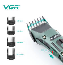 Набір для стрижки VGR V-696 Black, фото 4