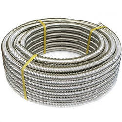 Труба гофрована з нержавіючої сталі  ⌀8HF (Dispipe) відпалена, м'яка гофротруба нержавійка 0,3мм SS 304